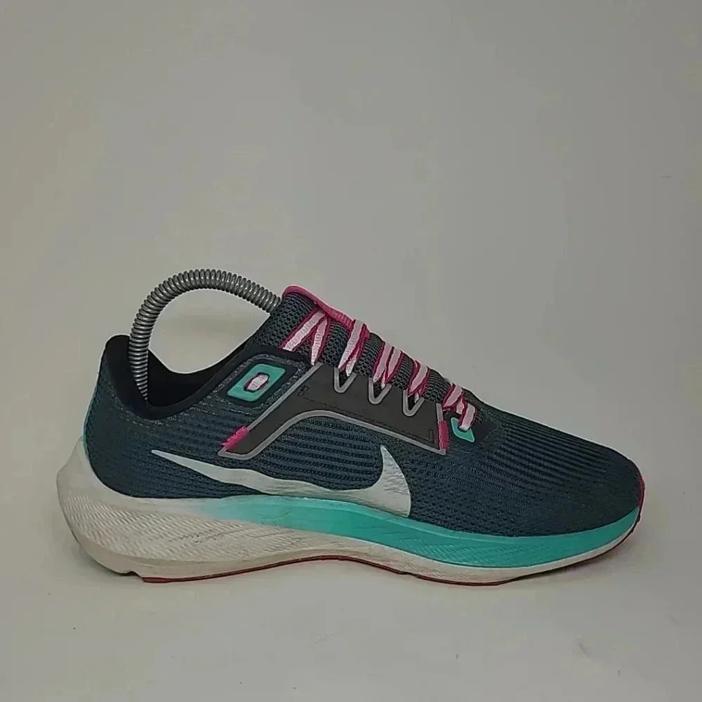 Nike Women's Athletic Shoes - Teal, Pink, and White